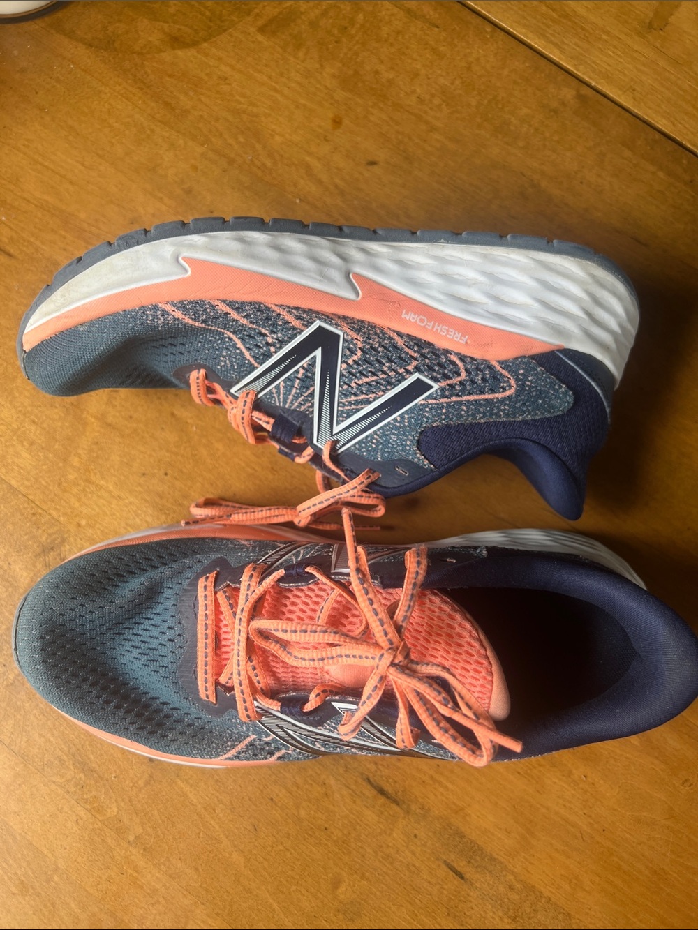 New Balance Fresh Foam Running Shoes - Navy & Coral